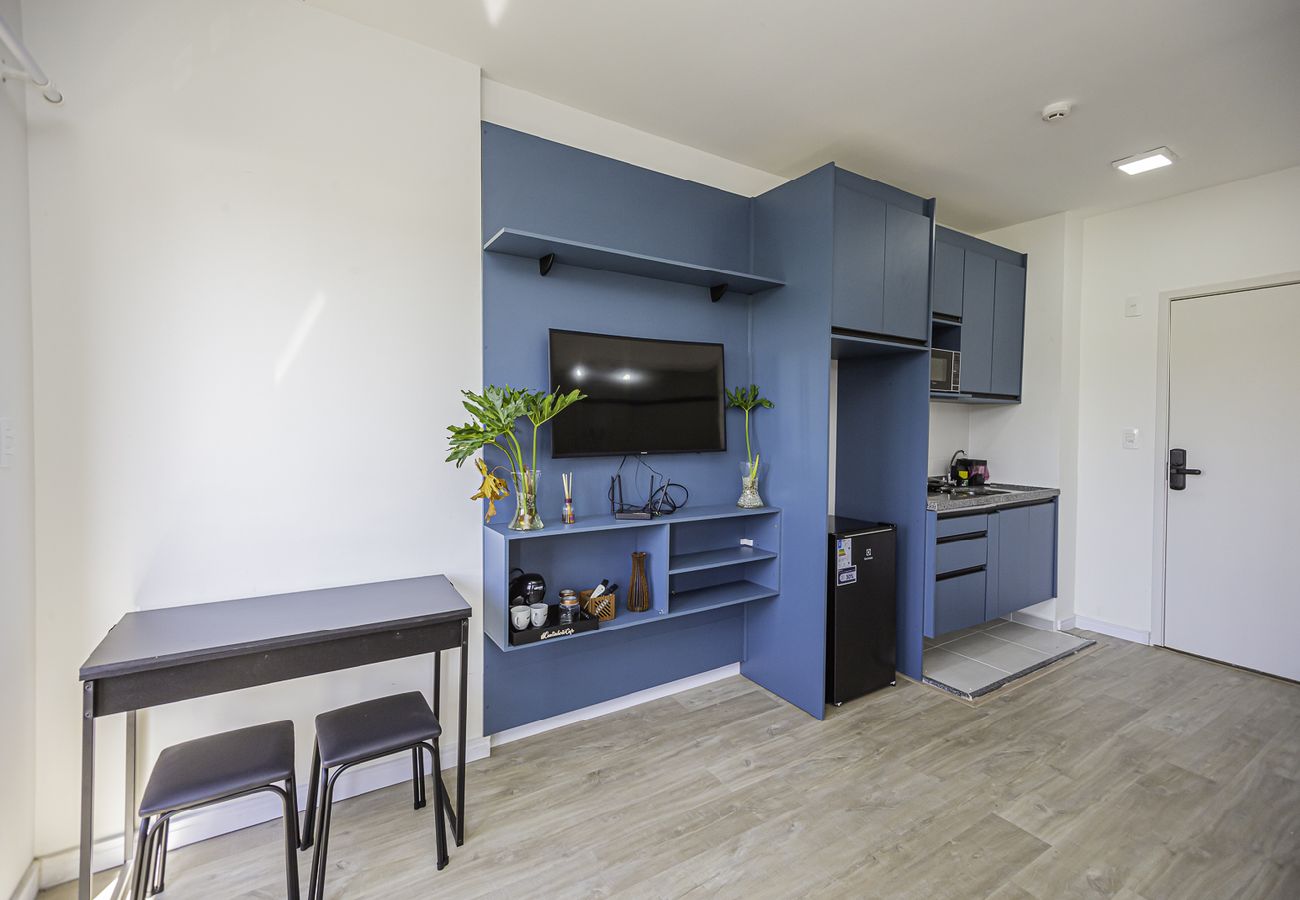 Apartamento en São Paulo - Loft com smart lock e varanda no Bresser Apartamento en São Paulo - Loft com smart lock e varanda no Bresser