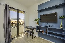 Apartamento en São Paulo - Loft com smart lock e varanda no Bresser