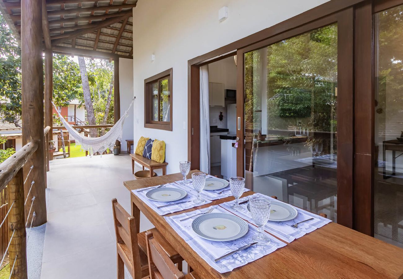 Apartamento en Trancoso - Apto completo c/ Varanda, Churrasqueira e Quadras 