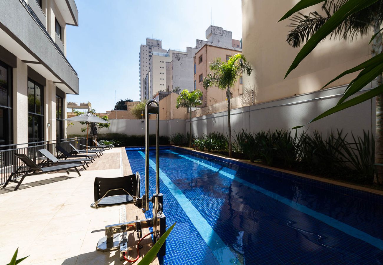 Apartamento en São Paulo - Apto em Pinheiros c/ Piscina, Academia e Smartlock Apartamento en São Paulo - Apto em Pinheiros c/ Piscina, Academia e Smartlock