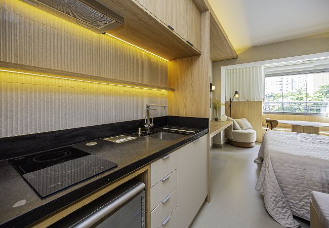 Apartamento en São Paulo -  Flat c/ Piscina e Academia na Chácara Klabin Apartamento en São Paulo -  Flat c/ Piscina e Academia na Chácara Klabin