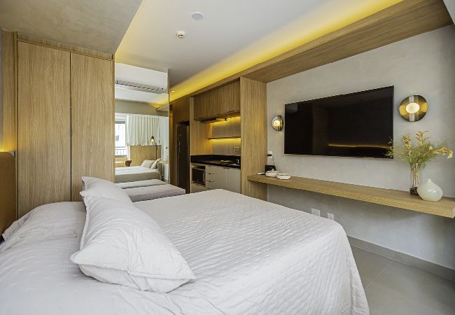 Apartamento en São Paulo -  Flat c/ Piscina e Academia na Chácara Klabin Apartamento en São Paulo -  Flat c/ Piscina e Academia na Chácara Klabin