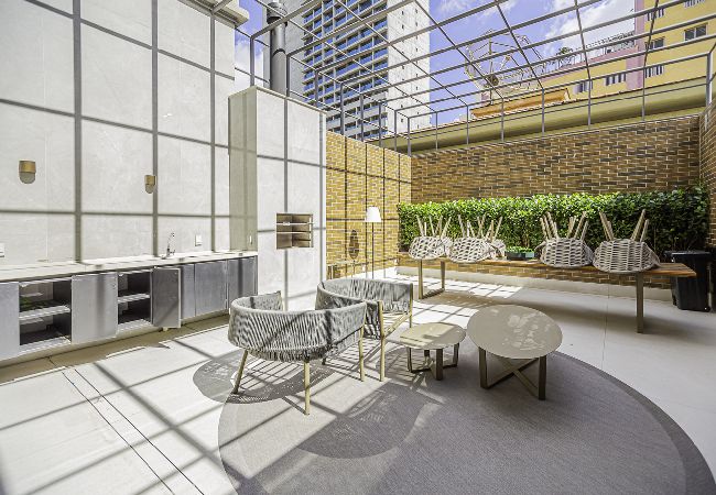 Apartamento en São Paulo -  Flat c/ Piscina e Academia na Chácara Klabin Apartamento en São Paulo -  Flat c/ Piscina e Academia na Chácara Klabin