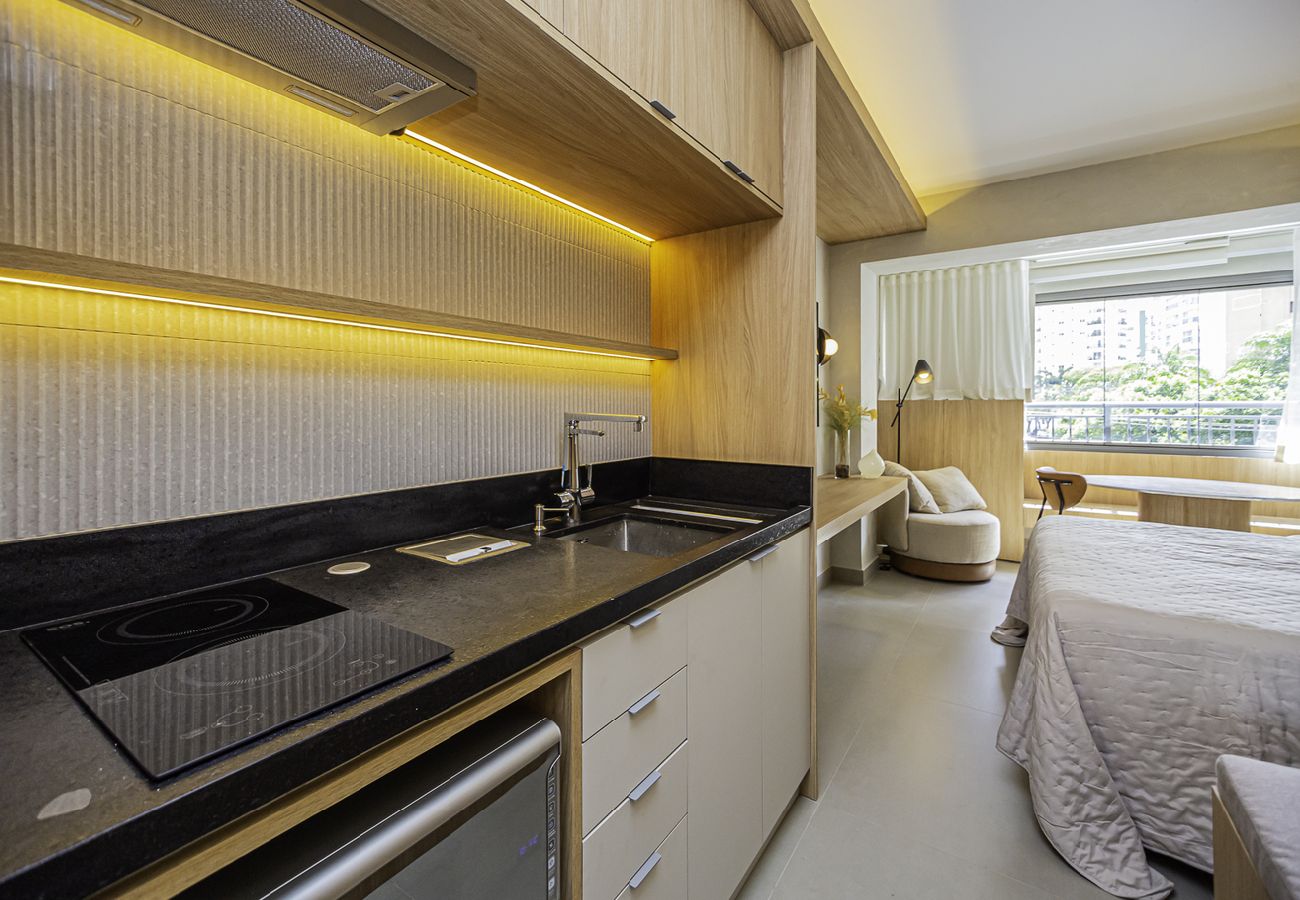 Apartamento en São Paulo -  Flat c/ Piscina e Academia na Chácara Klabin Apartamento en São Paulo -  Flat c/ Piscina e Academia na Chácara Klabin