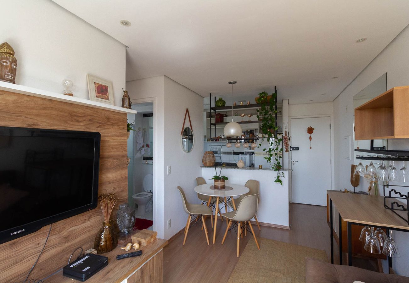 Apartamento en São Paulo - Apartamento com lazer, wi-fi e garagem em Jaraguá