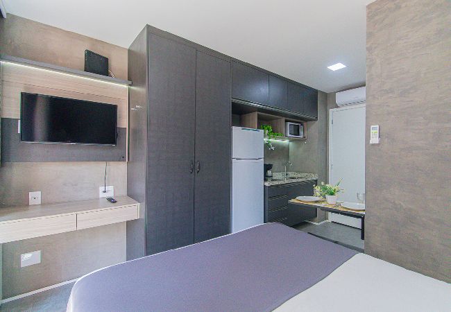 Apartamento en São Paulo - Loft a 10min do metrô com academia na Vila Mariana Apartamento en São Paulo - Loft a 10min do metrô com academia na Vila Mariana