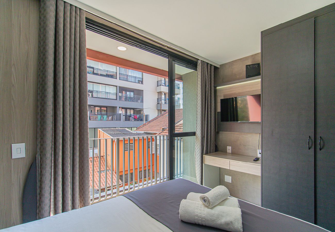 Apartamento en São Paulo - Loft a 10min do metrô com academia na Vila Mariana Apartamento en São Paulo - Loft a 10min do metrô com academia na Vila Mariana