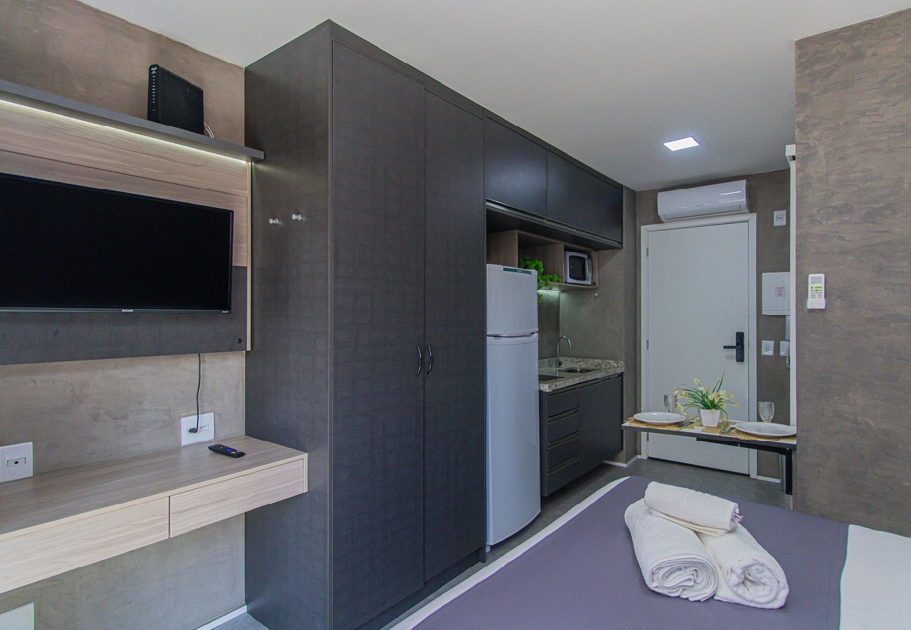 Apartamento en São Paulo - Loft próximo ao metrô com academia na Vila Mariana Apartamento en São Paulo - Loft próximo ao metrô com academia na Vila Mariana