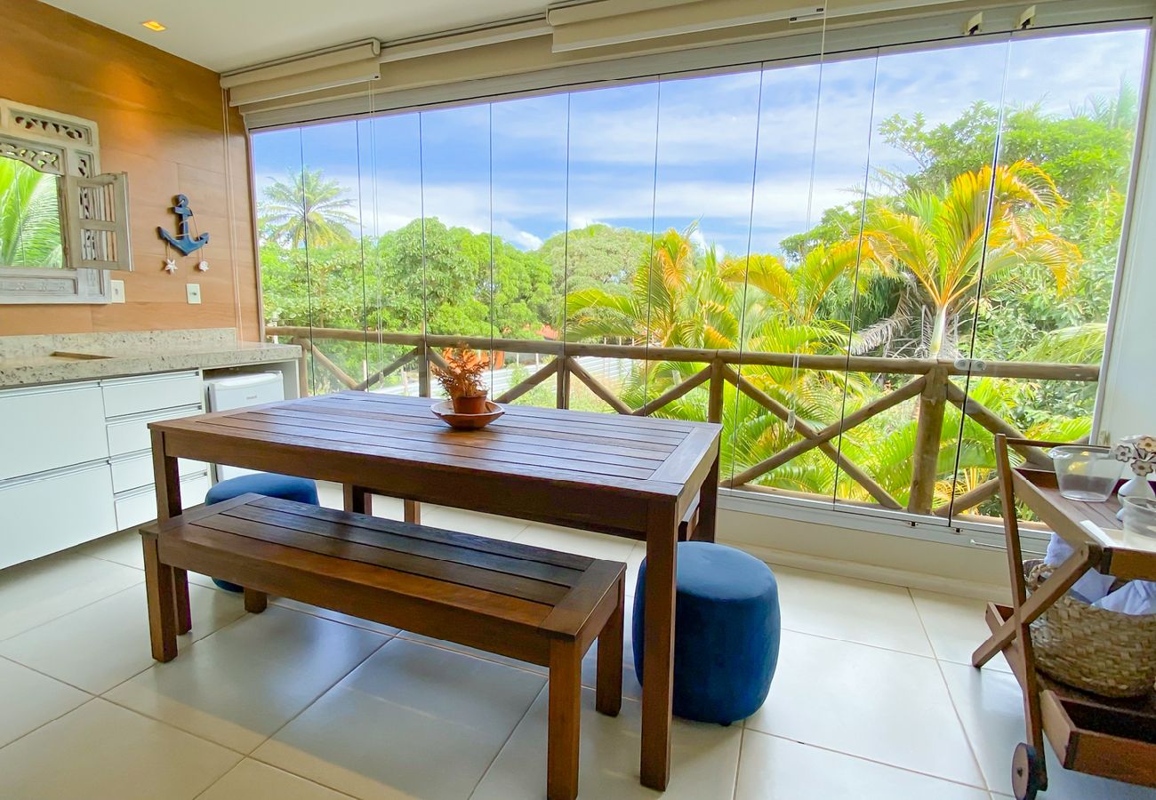 Apartamento en Mata de São João - Apto c varanda, piscina e churrasqueira - Imbassaí