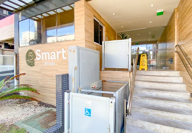 Apartamento en Salvador - Flat Beira-Mar com Varanda, Piscina e Academia Apartamento en Salvador - Flat Beira-Mar com Varanda, Piscina e Academia