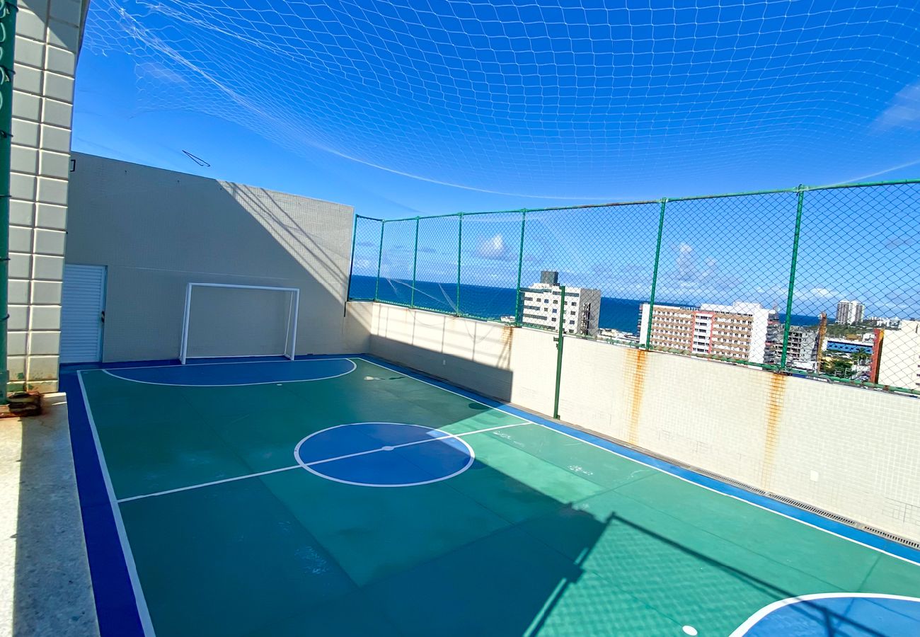 Apartamento en Salvador - Flat Beira-Mar com Varanda, Piscina e Academia Apartamento en Salvador - Flat Beira-Mar com Varanda, Piscina e Academia