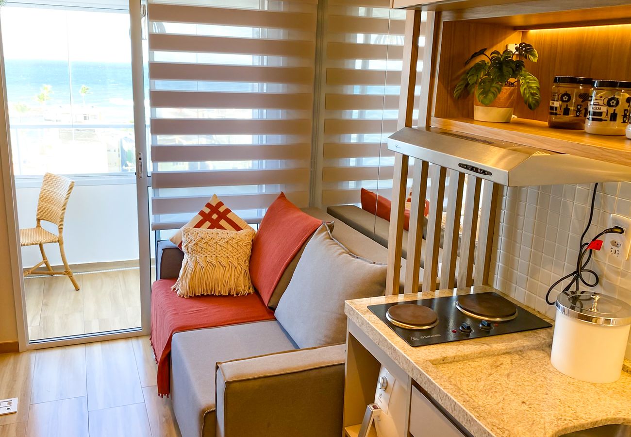Apartamento en Salvador - Flat Beira-Mar com Varanda, Piscina e Academia Apartamento en Salvador - Flat Beira-Mar com Varanda, Piscina e Academia