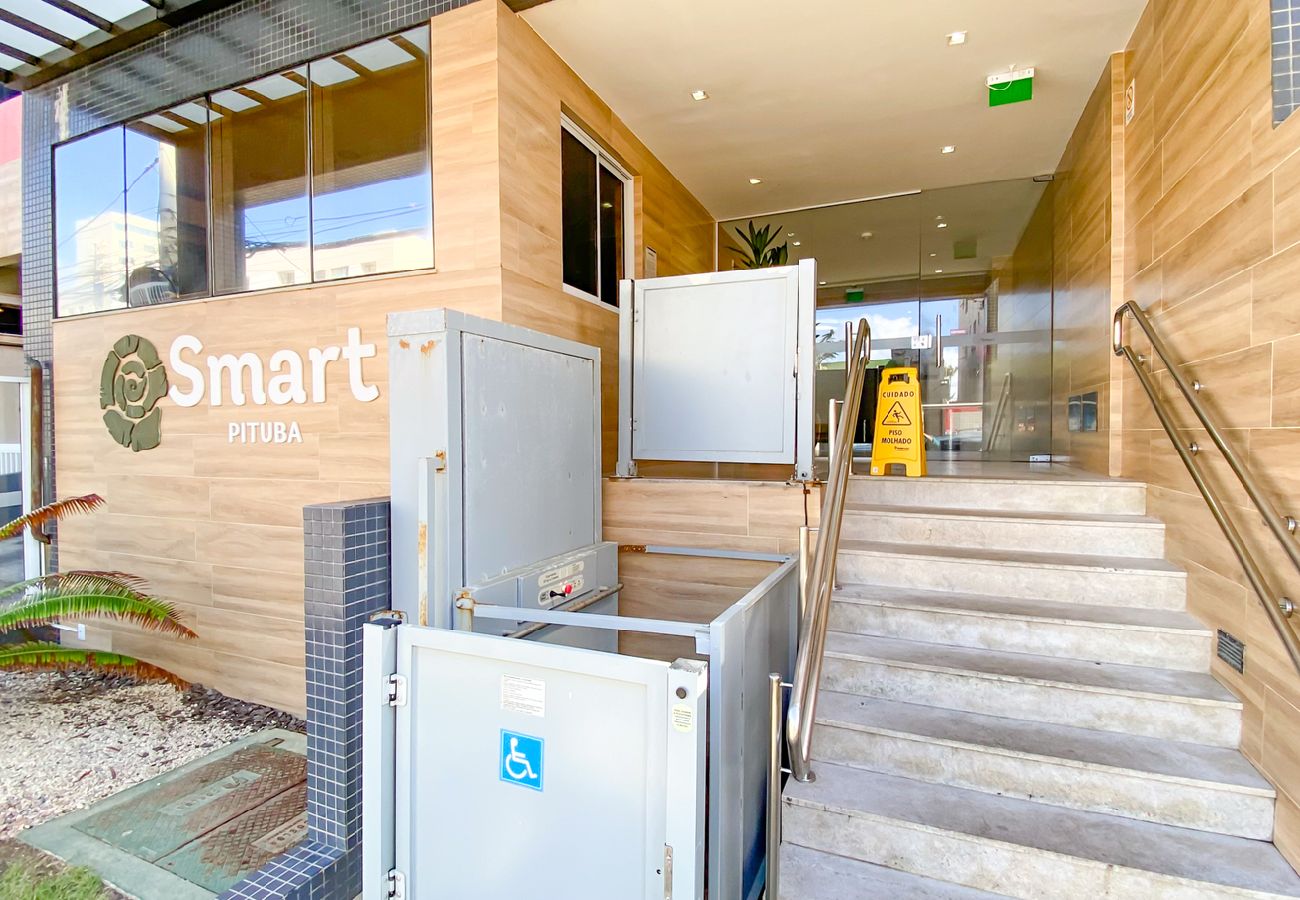 Apartamento en Salvador - Flat Beira-Mar com Varanda, Piscina e Academia Apartamento en Salvador - Flat Beira-Mar com Varanda, Piscina e Academia