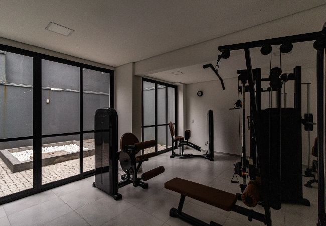 Apartamento en São Paulo -  Flat moderno com academia e Wi-Fi no Tatuapé Apartamento en São Paulo -  Flat moderno com academia e Wi-Fi no Tatuapé