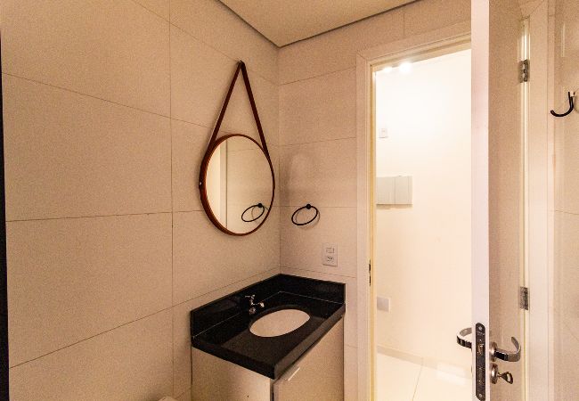 Apartamento en São Paulo -  Flat moderno com academia e Wi-Fi no Tatuapé Apartamento en São Paulo -  Flat moderno com academia e Wi-Fi no Tatuapé