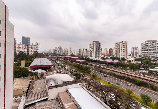 Apartamento en São Paulo -  Flat moderno com academia e Wi-Fi no Tatuapé Apartamento en São Paulo -  Flat moderno com academia e Wi-Fi no Tatuapé