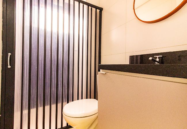 Apartamento en São Paulo -  Flat moderno com academia e Wi-Fi no Tatuapé Apartamento en São Paulo -  Flat moderno com academia e Wi-Fi no Tatuapé