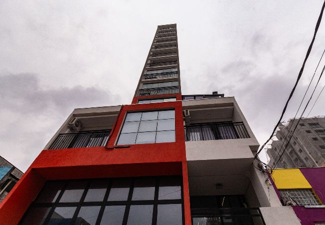 Apartamento en São Paulo -  Flat moderno com academia e Wi-Fi no Tatuapé Apartamento en São Paulo -  Flat moderno com academia e Wi-Fi no Tatuapé