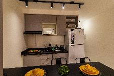 Apartamento en São Paulo - Flat moderno com academia e Wi-Fi no Tatuapé