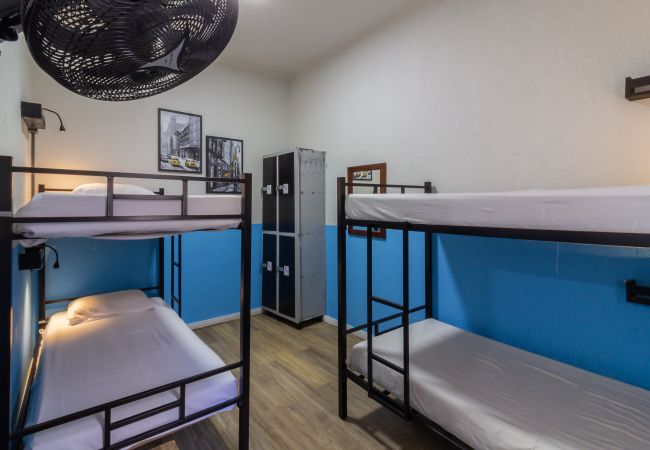 Alquiler por habitaciones en Rio de Janeiro - Hostel Leblon - Habitación compartida mixta de 4 camas
