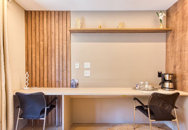 Apartamento en São Paulo - Flat na Vila Mariana c varanda próx ao metrô Apartamento en São Paulo - Flat na Vila Mariana c varanda próx ao metrô