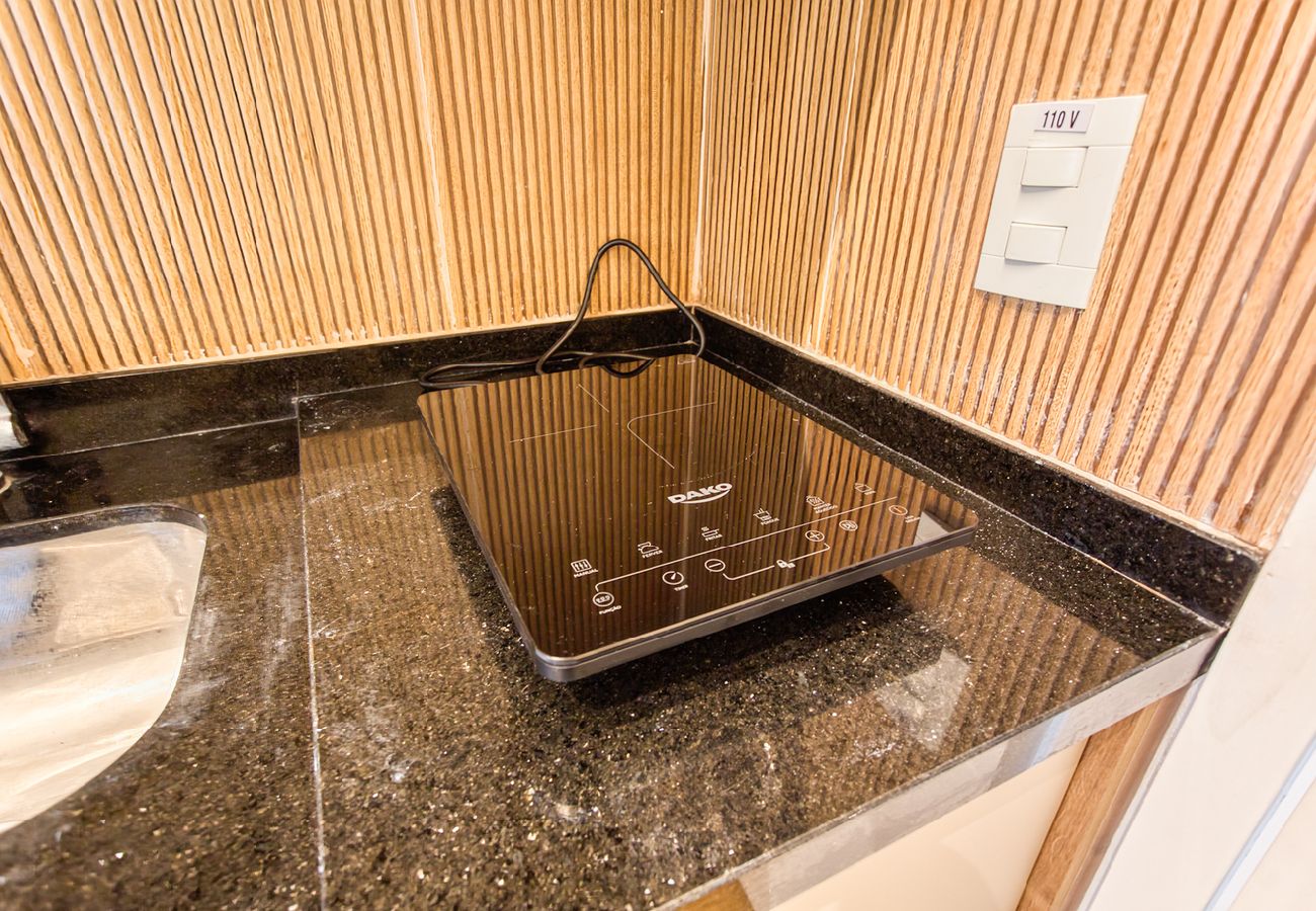 Apartamento en São Paulo - Flat na Vila Mariana c varanda próx ao metrô Apartamento en São Paulo - Flat na Vila Mariana c varanda próx ao metrô