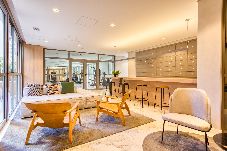 Apartamento en São Paulo - Flat na Vila Mariana c varanda próx ao metrô Apartamento en São Paulo - Flat na Vila Mariana c varanda próx ao metrô