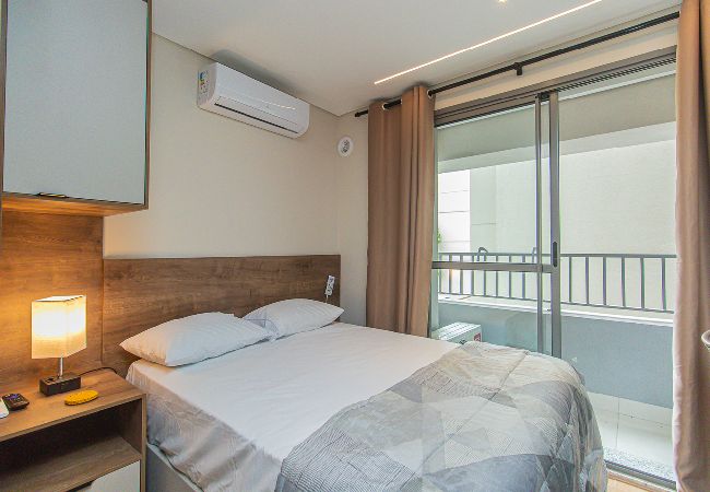 Apartamento en São Paulo - Flat c academia na Vila Mariana próx ao Ibirapuera Apartamento en São Paulo - Flat c academia na Vila Mariana próx ao Ibirapuera