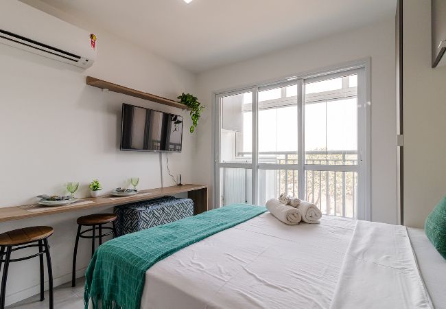 Apartamento en São Paulo -  Flat no Tatuapé com Wi-Fi, academia e Pet Friendly Apartamento en São Paulo -  Flat no Tatuapé com Wi-Fi, academia e Pet Friendly