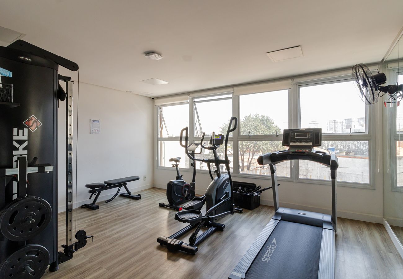 Apartamento en São Paulo -  Flat no Tatuapé com Wi-Fi, academia e Pet Friendly Apartamento en São Paulo -  Flat no Tatuapé com Wi-Fi, academia e Pet Friendly