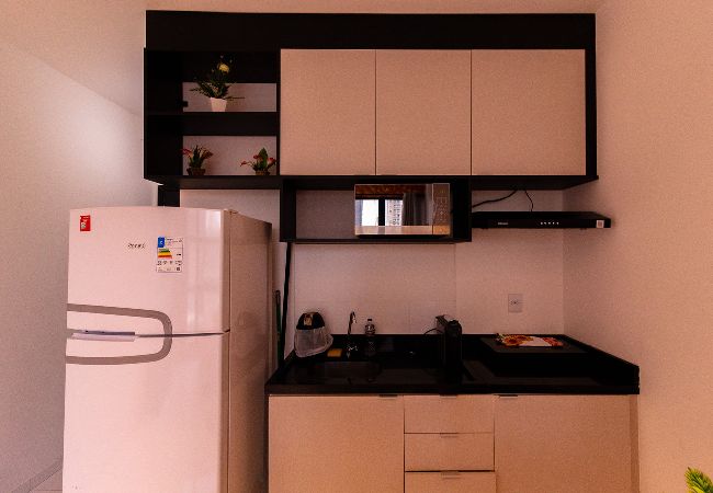 Apartamento en São Paulo - Flat no Tatuapé com Wi-Fi, academia e Smart Lock Apartamento en São Paulo - Flat no Tatuapé com Wi-Fi, academia e Smart Lock
