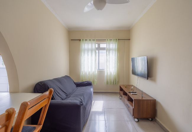 Apartamento en Praia Grande - Apto Beira-mar c/ Vista Lateral e Garagem Apartamento en Praia Grande - Apto Beira-mar c/ Vista Lateral e Garagem