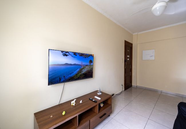 Apartamento en Praia Grande - Apto Beira-mar c/ Vista Lateral e Garagem Apartamento en Praia Grande - Apto Beira-mar c/ Vista Lateral e Garagem