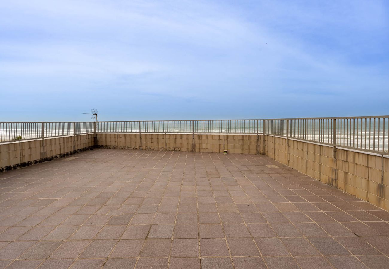 Apartamento en Praia Grande - Apto Beira-mar c/ Vista Lateral e Garagem Apartamento en Praia Grande - Apto Beira-mar c/ Vista Lateral e Garagem