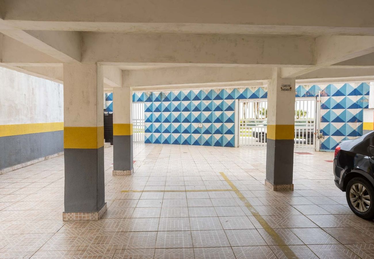 Apartamento en Praia Grande - Apto Beira-mar c/ Vista Lateral e Garagem Apartamento en Praia Grande - Apto Beira-mar c/ Vista Lateral e Garagem