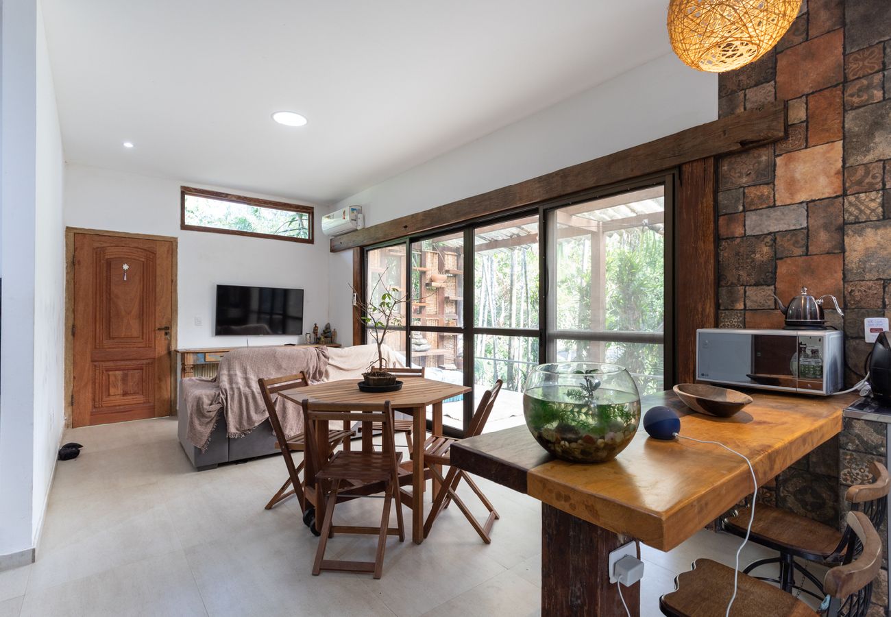 Casa en Rio de Janeiro - Casa de Campo c Lareira Externa, Rede e Lago