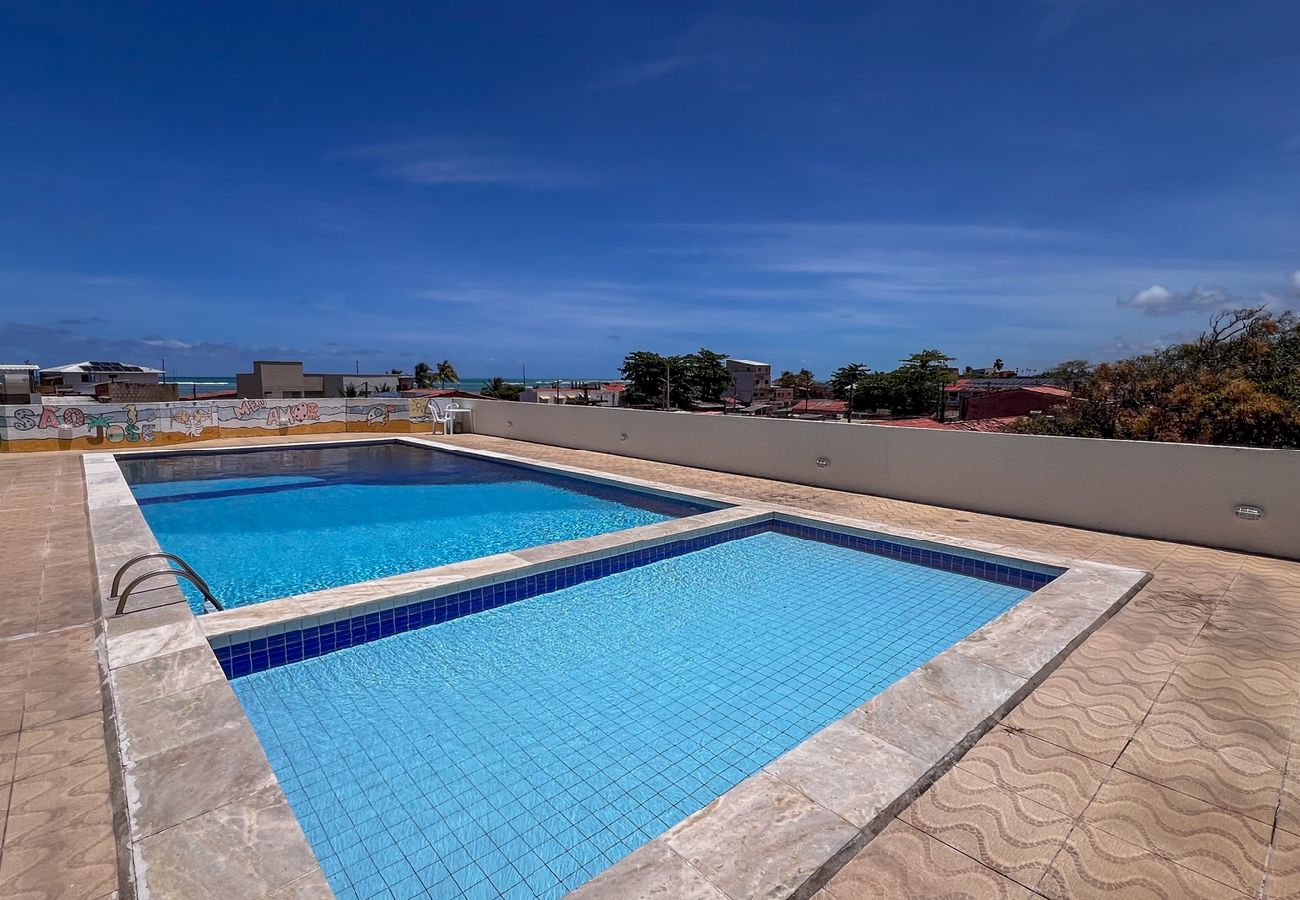 Apartamento en São José da Coroa Grande - Apto com Varanda, Vista e Piscina em Maragogi