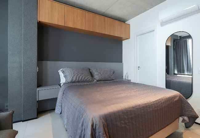 Apartamento en São Paulo - Flat moderno perto do metrô e do Parque Ibirapuera Apartamento en São Paulo - Flat moderno perto do metrô e do Parque Ibirapuera