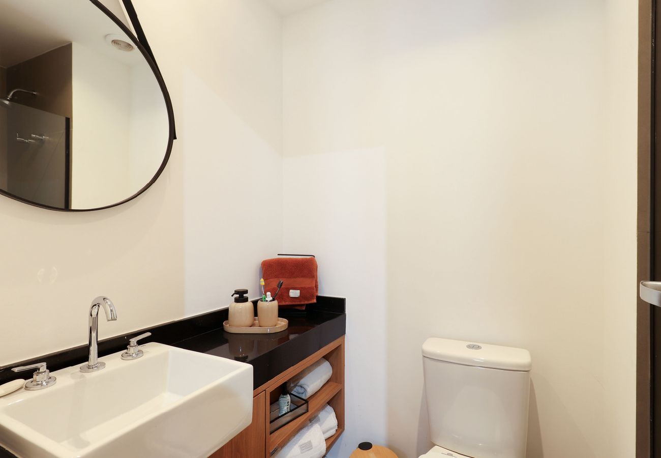 Apartamento en São Paulo - Flat moderno perto do metrô e do Parque Ibirapuera Apartamento en São Paulo - Flat moderno perto do metrô e do Parque Ibirapuera