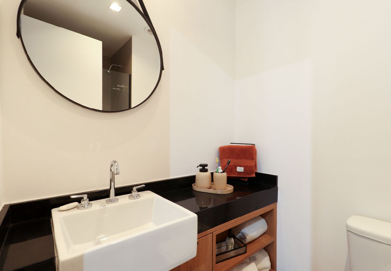 Apartamento en São Paulo - Flat moderno perto do metrô e do Parque Ibirapuera Apartamento en São Paulo - Flat moderno perto do metrô e do Parque Ibirapuera