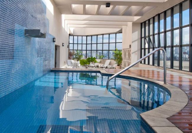 Apartamento en São Paulo - Flat c Academia, Sauna e Garagem - Jardim Paulista Apartamento en São Paulo - Flat c Academia, Sauna e Garagem - Jardim Paulista