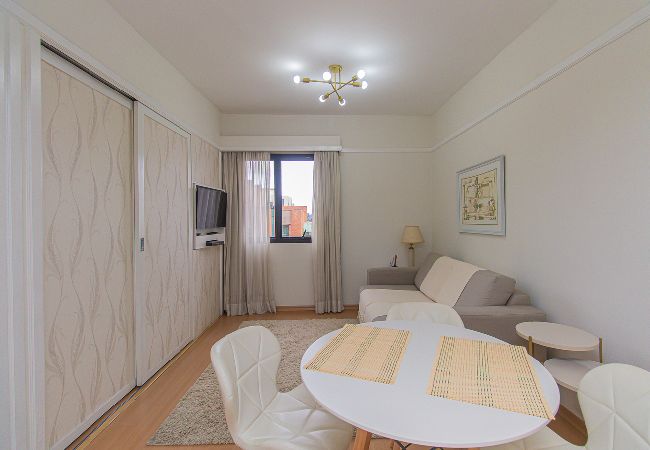 Apartamento en São Paulo - Flat c Academia, Sauna e Garagem - Jardim Paulista Apartamento en São Paulo - Flat c Academia, Sauna e Garagem - Jardim Paulista