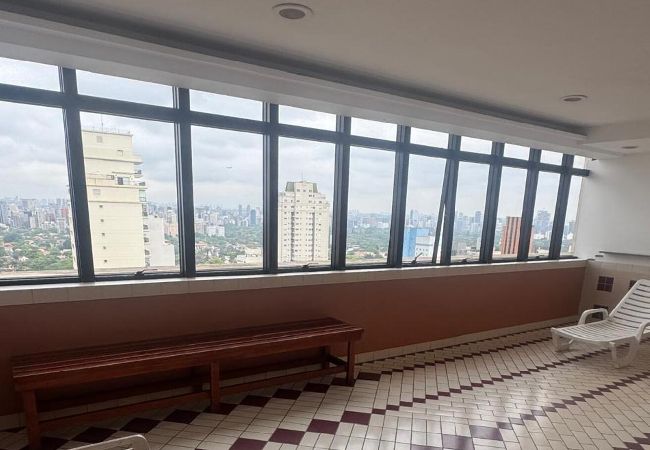 Apartamento en São Paulo - Flat c Academia, Sauna e Garagem - Jardim Paulista Apartamento en São Paulo - Flat c Academia, Sauna e Garagem - Jardim Paulista