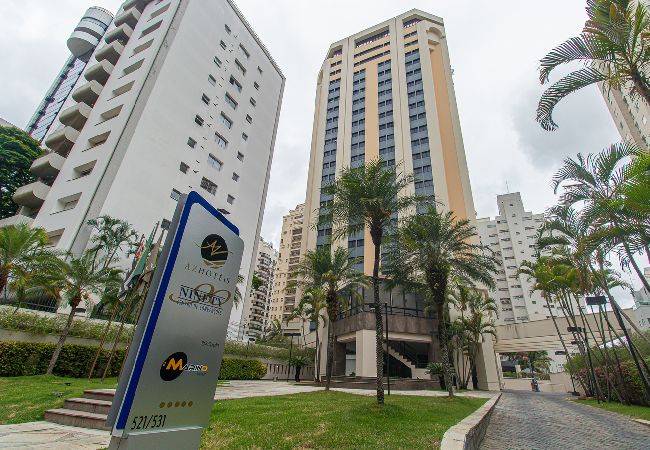 Apartamento en São Paulo - Flat c Academia, Sauna e Garagem - Jardim Paulista Apartamento en São Paulo - Flat c Academia, Sauna e Garagem - Jardim Paulista