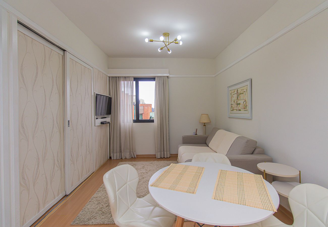 Apartamento en São Paulo - Flat c Academia, Sauna e Garagem - Jardim Paulista Apartamento en São Paulo - Flat c Academia, Sauna e Garagem - Jardim Paulista