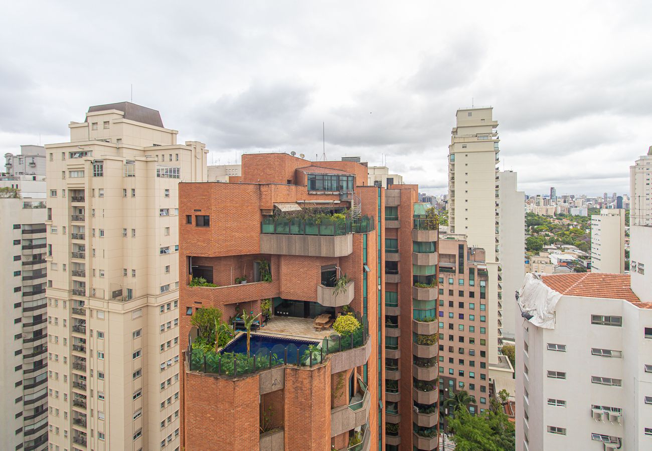Apartamento en São Paulo - Flat c Academia, Sauna e Garagem - Jardim Paulista Apartamento en São Paulo - Flat c Academia, Sauna e Garagem - Jardim Paulista