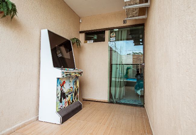Casa en Conde - Casa em Jacumã com piscina, 5 suítes e Fliperama Casa en Conde - Casa em Jacumã com piscina, 5 suítes e Fliperama