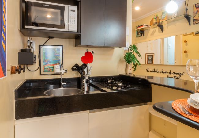 Estudio en Rio de Janeiro - Estudio boutique a 4 minutos de la playa de Copacabana | JC702B Estudio en Rio de Janeiro - Estudio boutique a 4 minutos de la playa de Copacabana | JC702B