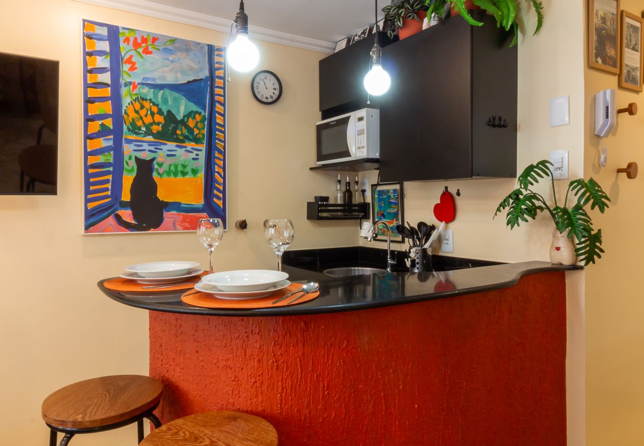 Estudio en Rio de Janeiro - Estudio boutique a 4 minutos de la playa de Copacabana | JC702B Estudio en Rio de Janeiro - Estudio boutique a 4 minutos de la playa de Copacabana | JC702B