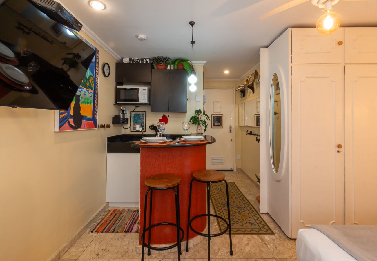 Estudio en Rio de Janeiro - Estudio boutique a 4 minutos de la playa de Copacabana | JC702B Estudio en Rio de Janeiro - Estudio boutique a 4 minutos de la playa de Copacabana | JC702B